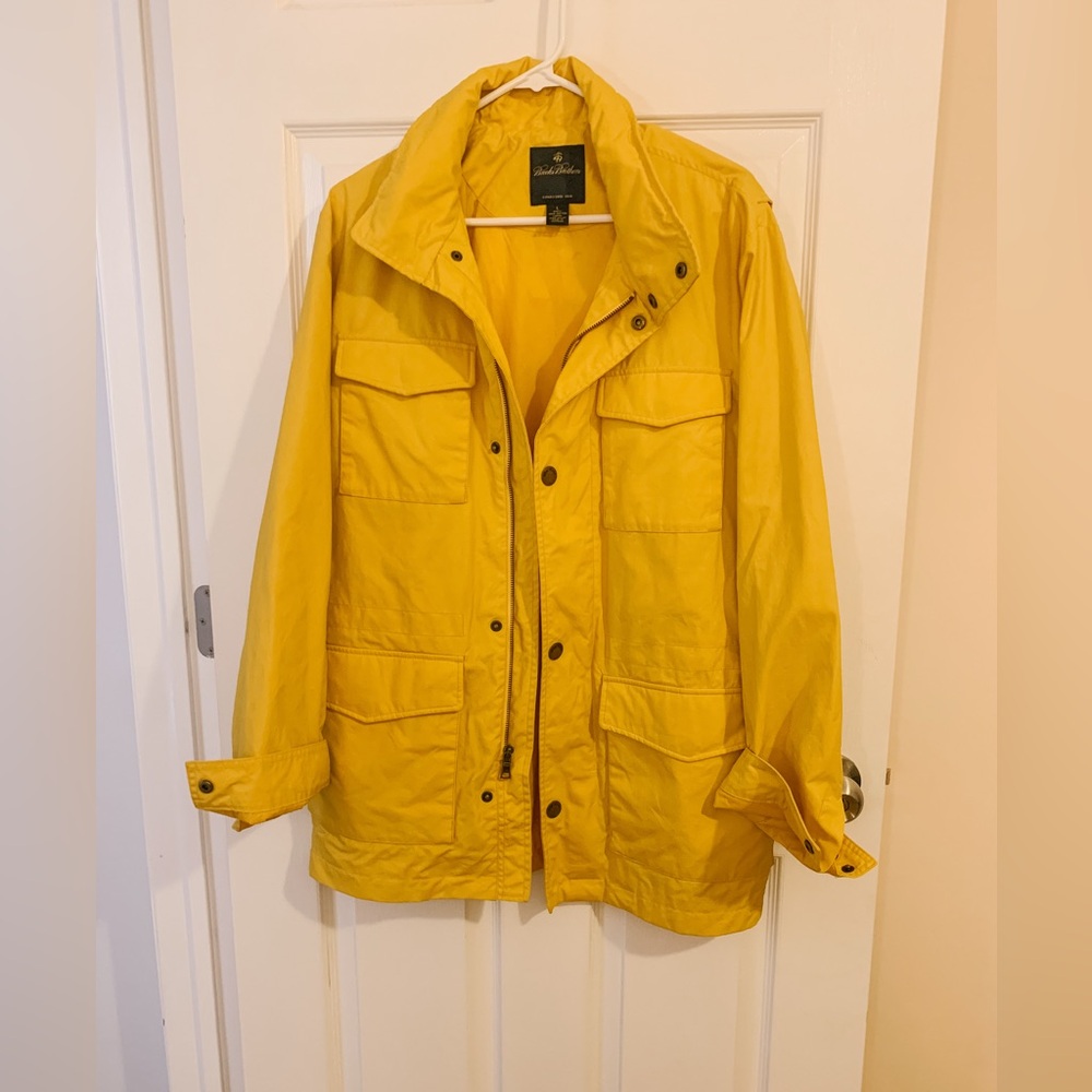 Brooks Brothers Vibrant Yellow utility Jacket size L